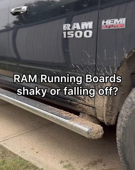 These plates address a common issue on 2009-2018 & Classic RAM® 1500 or 2010-2018 RAM® 2500/3500 trucks running side-steps / running boards