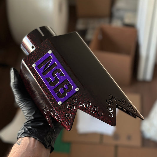 6" SPIKED Swirl Exhaust Tip