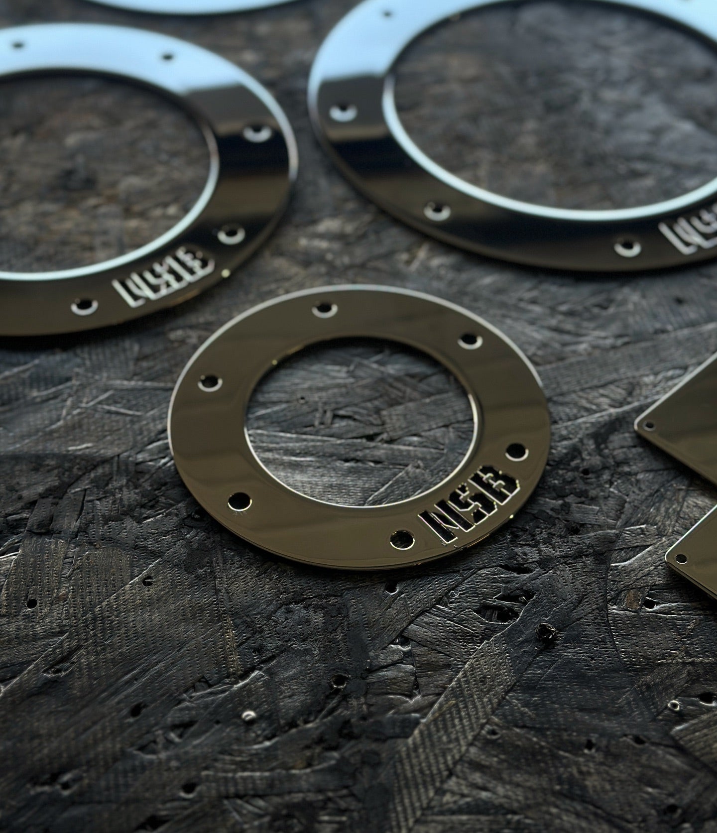 Stainless Steel Exhaust Trim Rings (3", 4", 5", 6" ID)