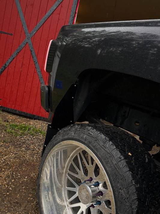 12" Wide Kick Back Mud Flaps (universal fitment)