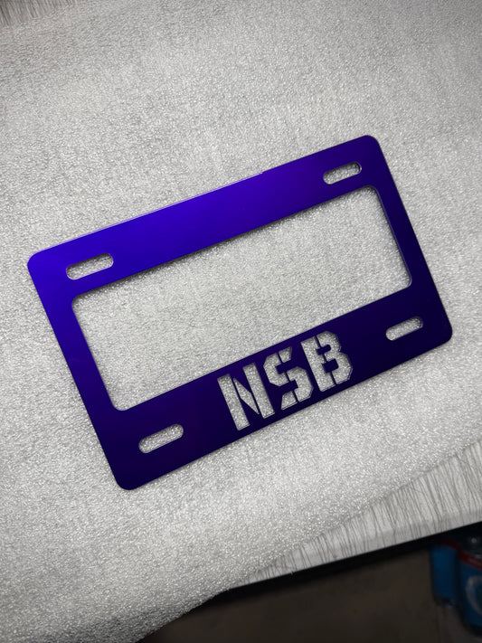 OHV Stainless License Plate Frame (Alberta only)