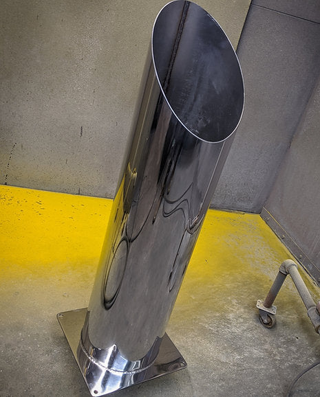 Exhaust Stack Base Plate DXF