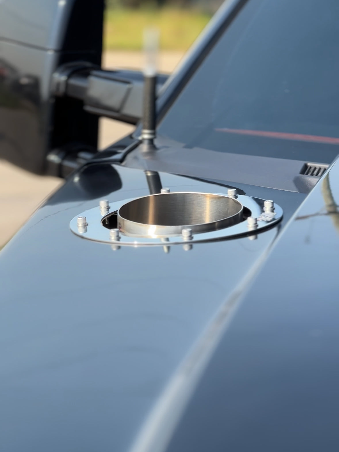 Exhaust Trim Rings hood exit polished stainless steel