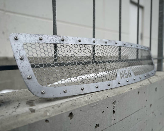 Grille Insert (2003 - 2006 & 07 Classic GMC Sierra) raw steel