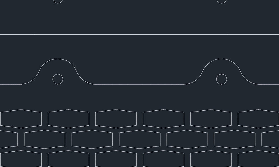 Grille Insert (2005 - 07 Ford Superduty) DXF File