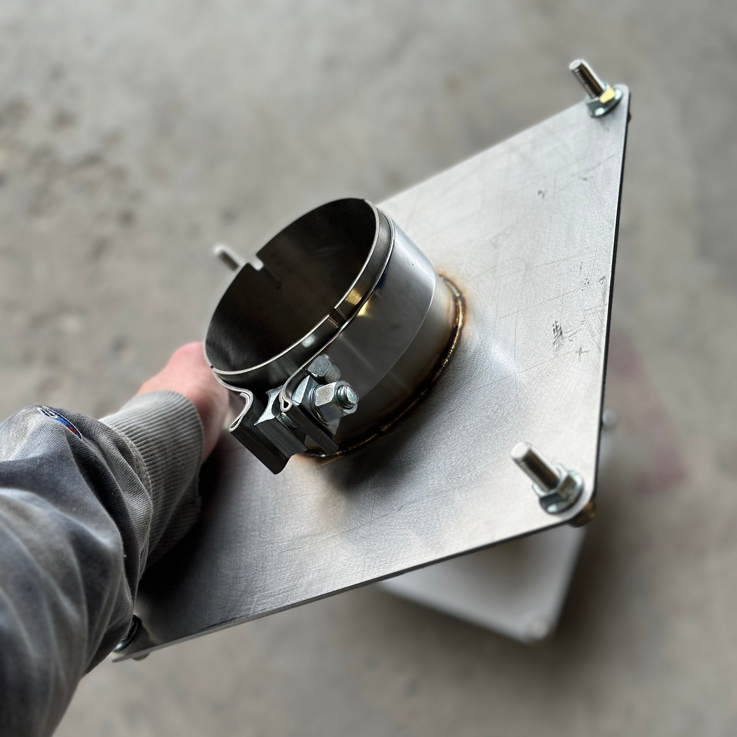 Exhaust Stack Mounting Plate
