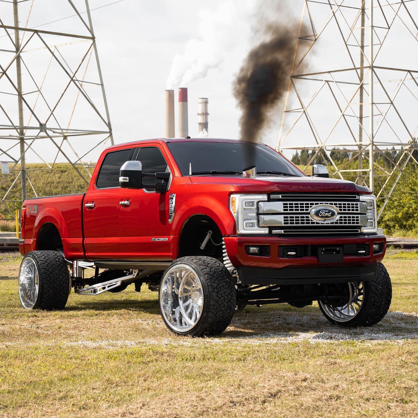 MINIMALIST POLISHED Stainless Steel Hood Stack, hood stacked ford truck