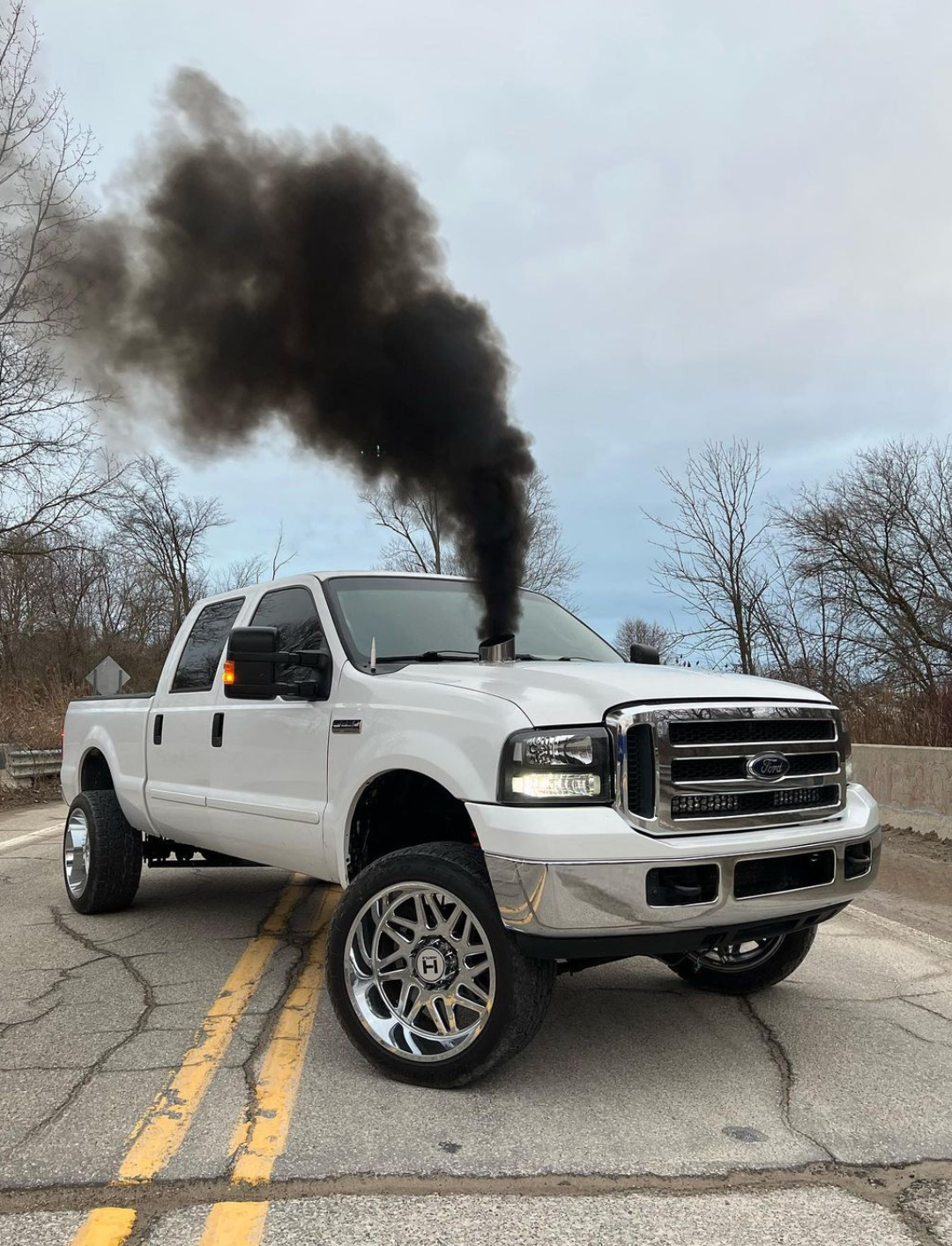 MINIMALIST POLISHED Stainless Steel Hood Stack, diesel truck accessories