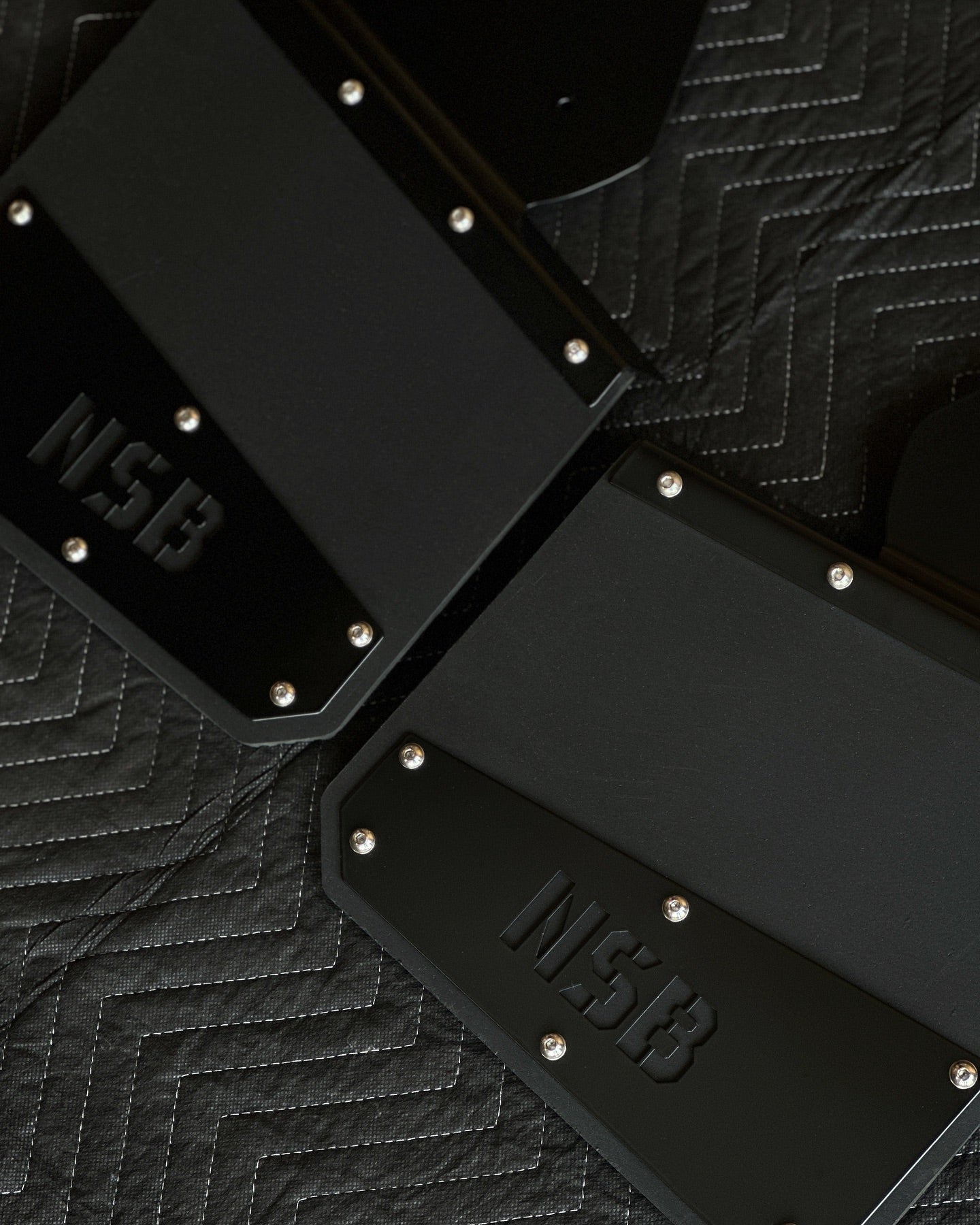 12" Kick Back Mud Flaps black NSB