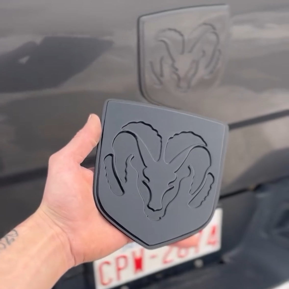 OEM badge replacement for 2009-2018 & Classic RAM 1500 or 2010-2018 RAM 2500/3500