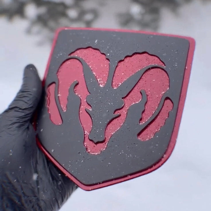 RAM SKULL Tailgate Emblem 4th gen RAM