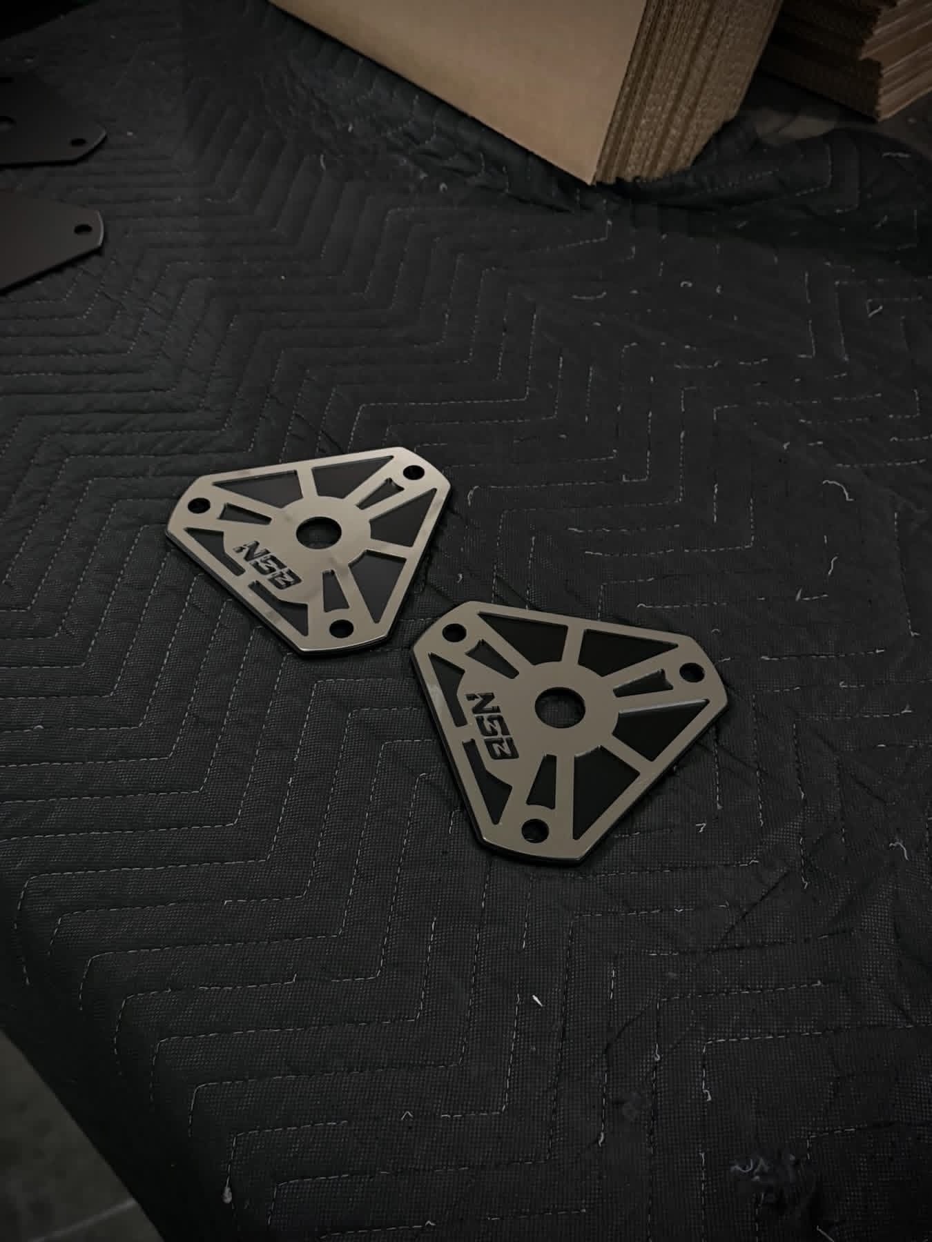 Shock tower delete plates Dodge 2500/3500