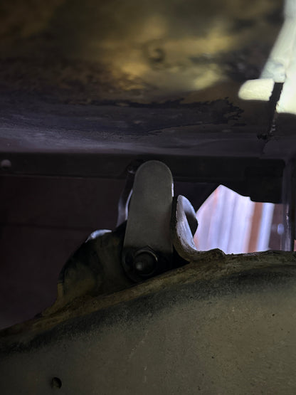 4th gen RAM 1500 Rear Upper Shock Nuts with Tabs (Pair)