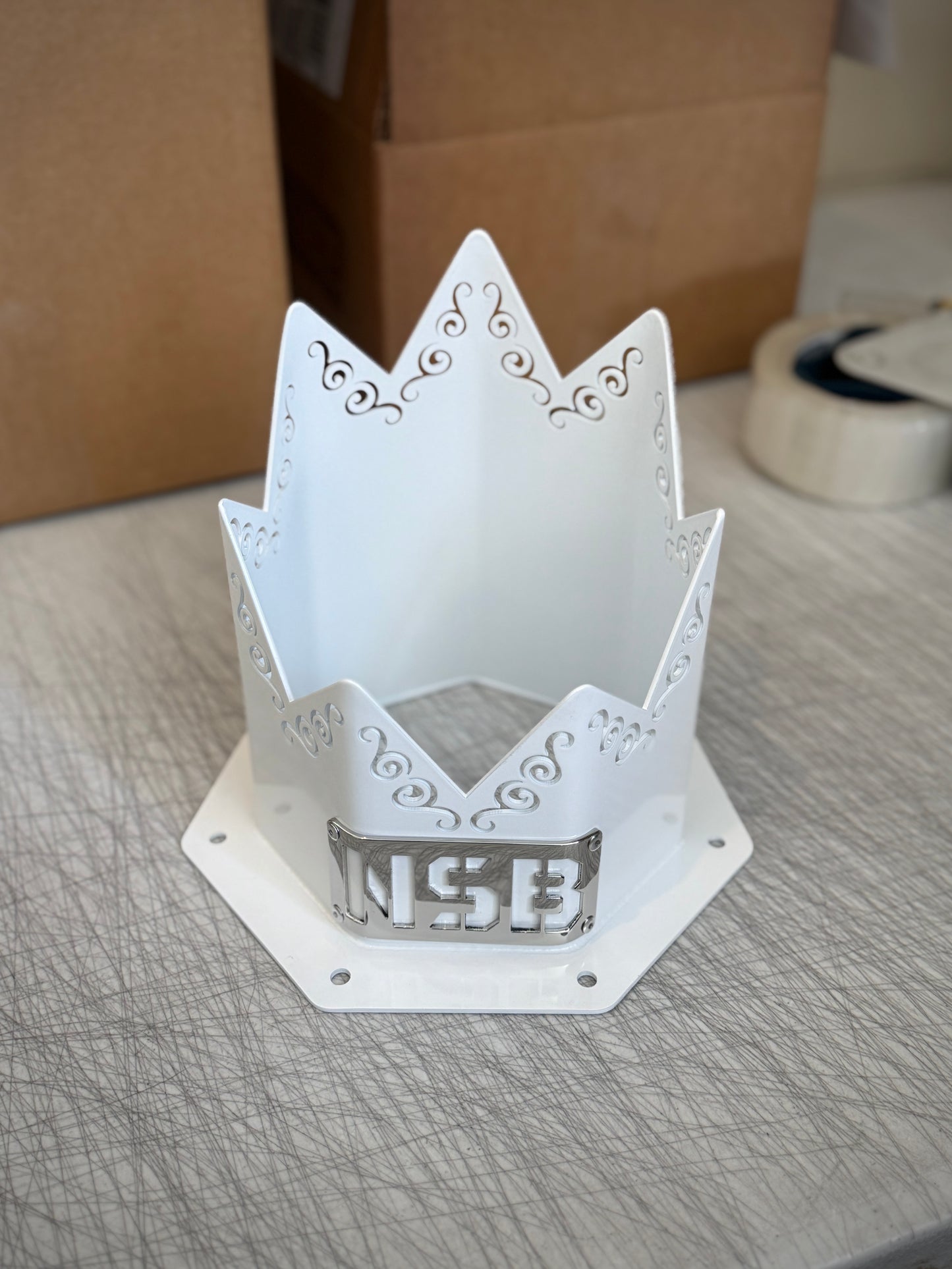 6" SPIKED Swirl Hood Stack