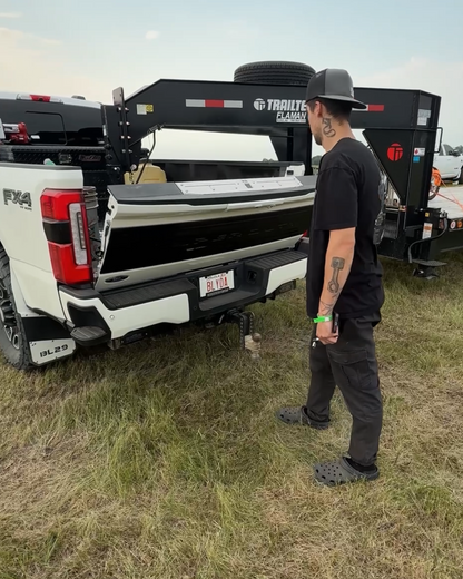 Stainless Tailgate Step Cover (2017 - 2026 Ford F250/F350) (replaces OEM plastic panel)
