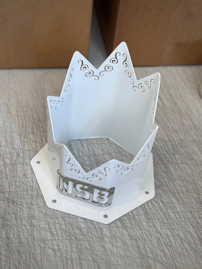 6" SPIKED Swirl Hood Stack