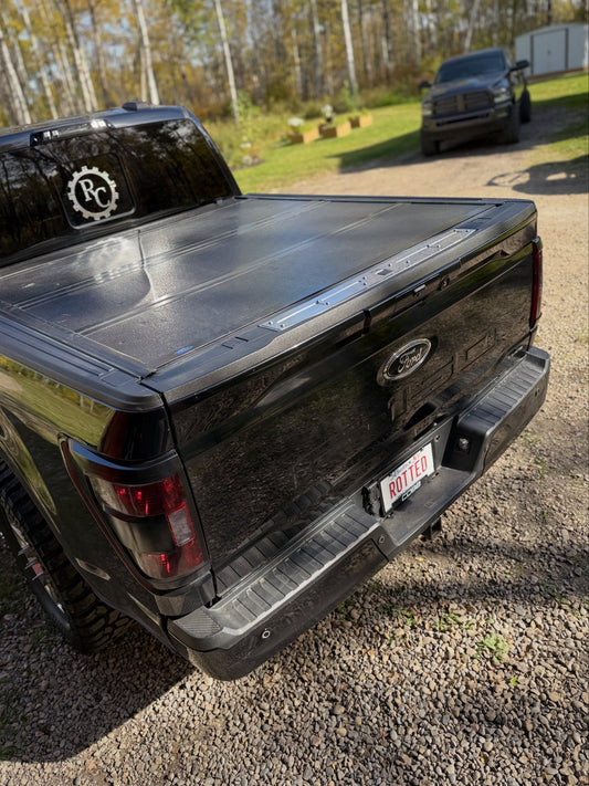 Stainless Tailgate Step Cover (2021 - 2026 Ford F150 / Raptor) (replaces OEM plastic panel)