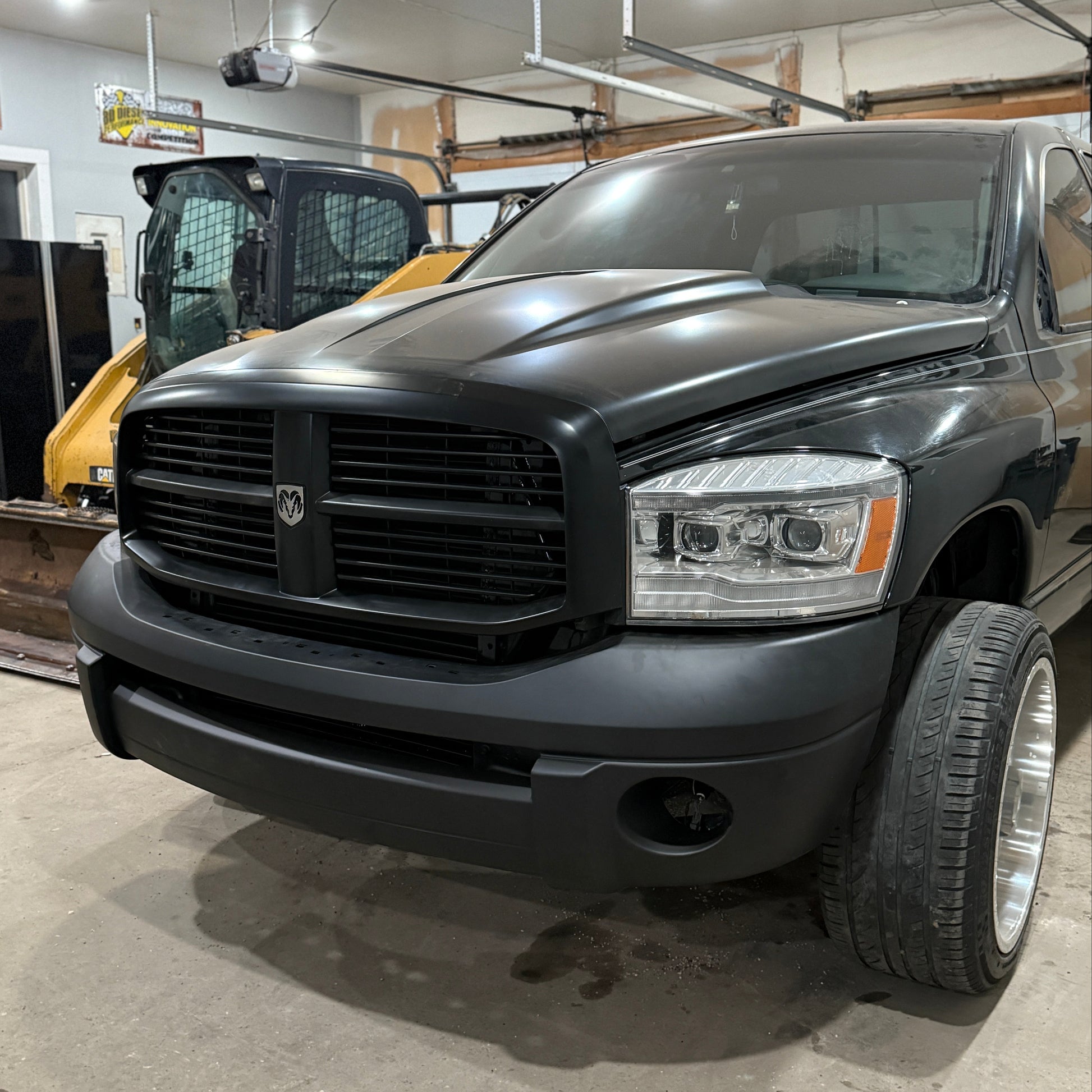 Northspec Built  Stainless Steel Grille emblem for Late 3rd gen Dodge installed