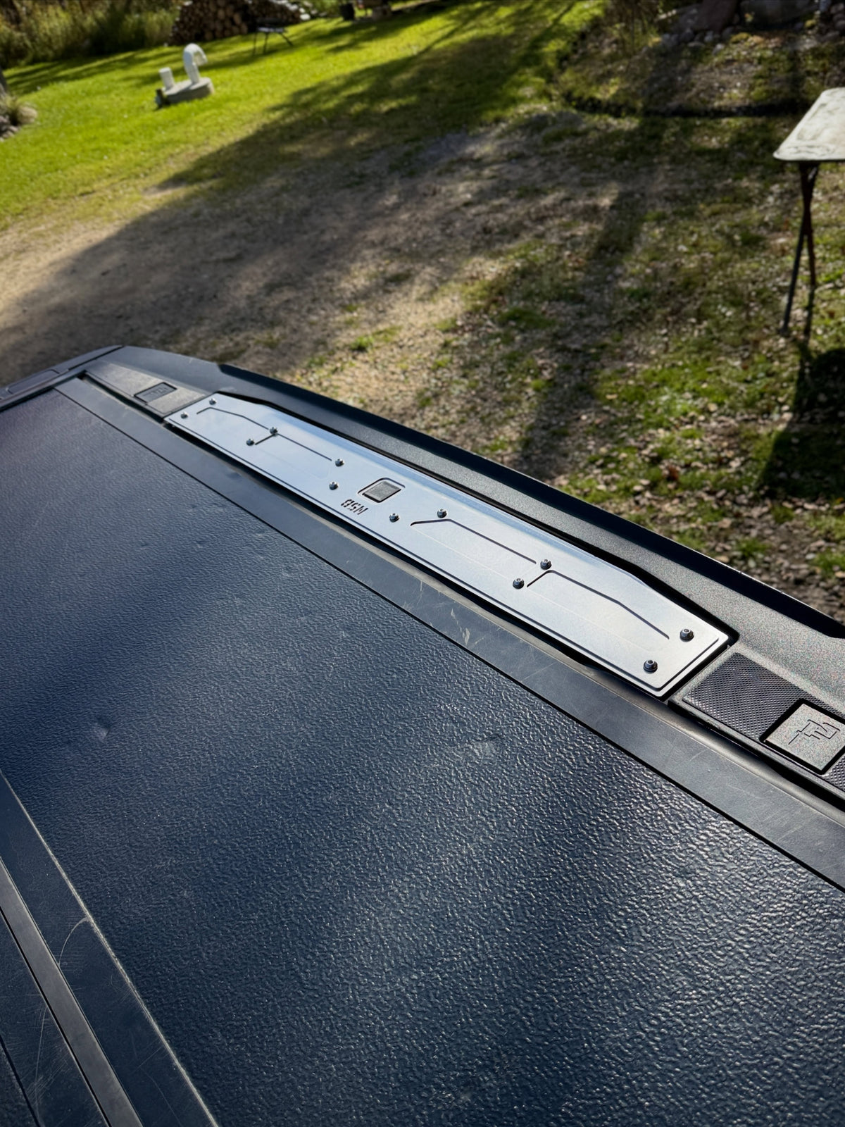 Stainless Tailgate Step Cover (2021 - 2026 Ford F150 / Raptor) (replaces OEM plastic panel)