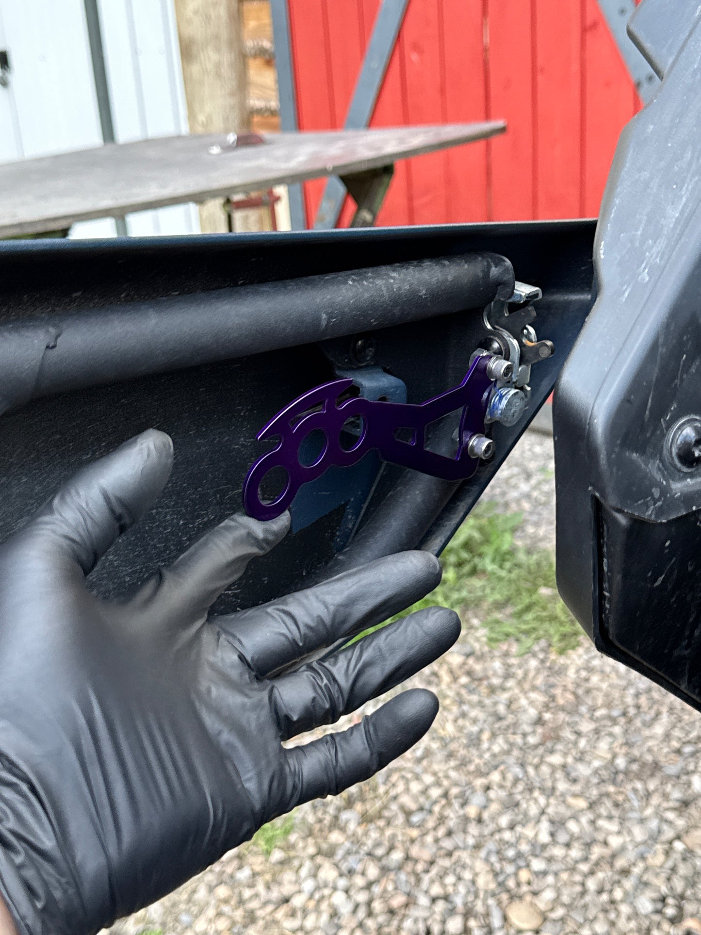 Can-Am Maverick X3 Door Handles - Brass Knuckle Design