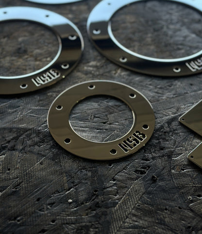 Stainless Steel Exhaust Trim Rings (3", 4", 5", 6" ID)