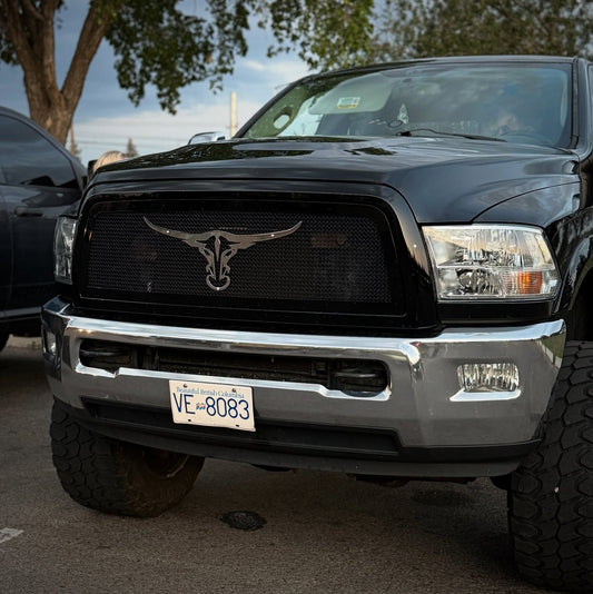 Stainless Steel Longhorn Grille Emblem