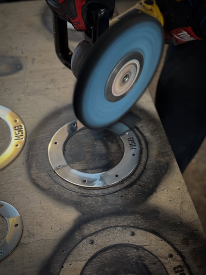 Stainless Steel Exhaust Trim Rings (3", 4", 5", 6" ID)