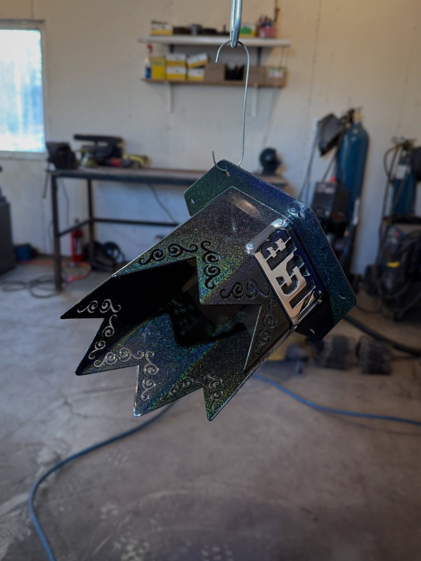 6" SPIKED Swirl Hood Stack