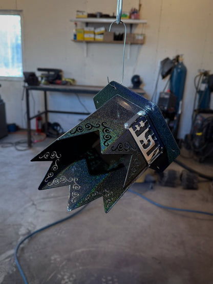 6" SPIKED Swirl Hood Stack