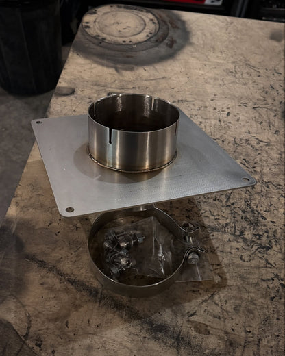 Exhaust Bed Stack Mounting Plate