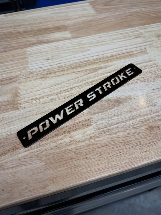 6.0 Power Stroke Fan Shroud Emblem (choose your design)