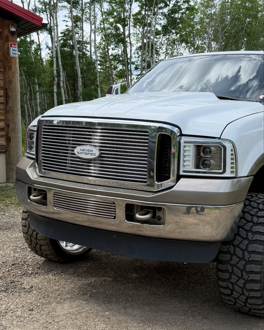 "Never Satisfied" Emblem (Ford 9" Universal Fitment)
