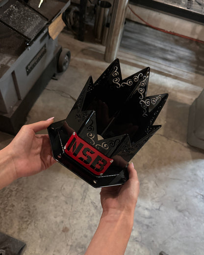 6" SPIKED Swirl Hood Stack