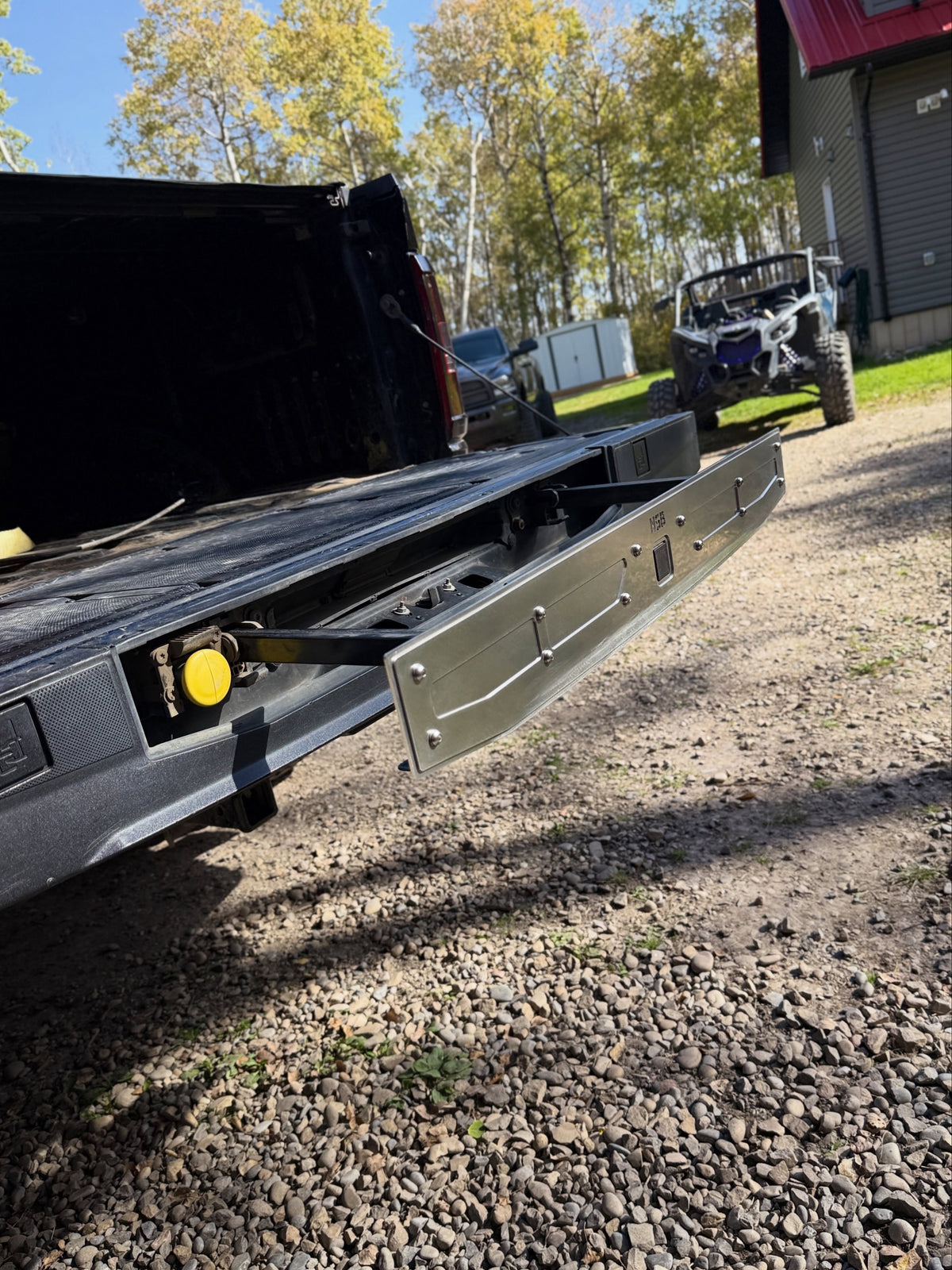 Stainless Tailgate Step Cover (2021 - 2026 Ford F150 / Raptor) (replaces OEM plastic panel)