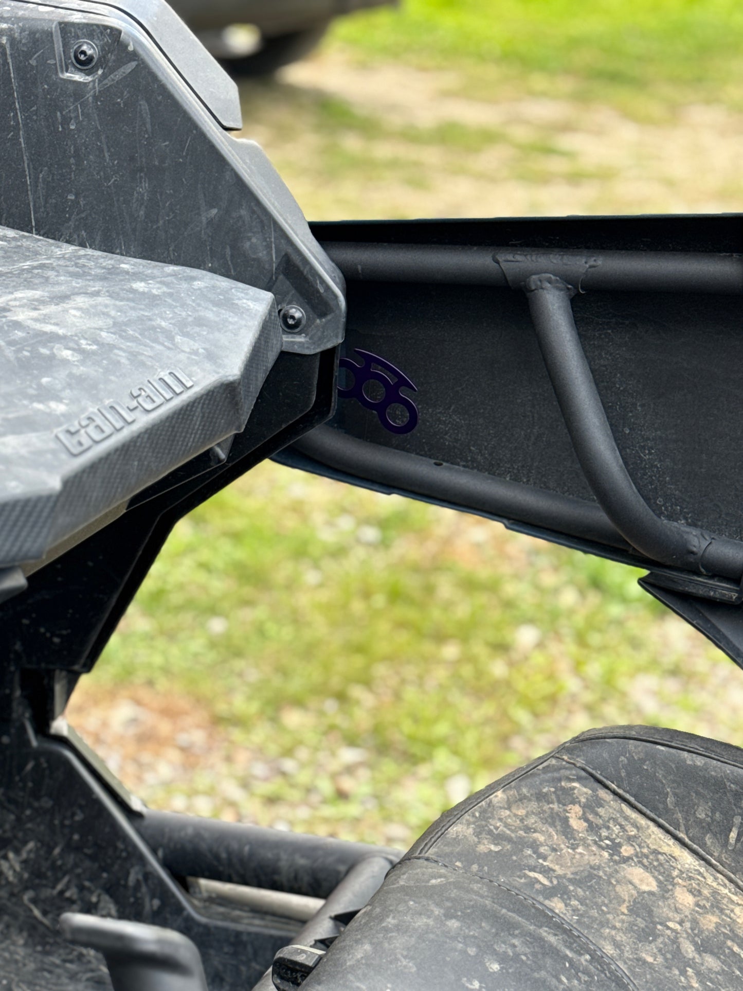 Can-Am Maverick X3 Door Handles - Brass Knuckle Design