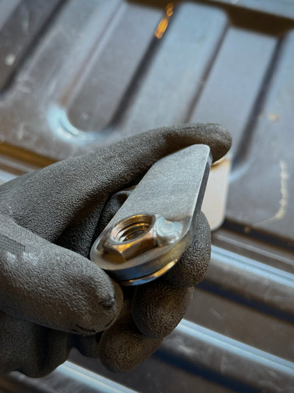 4th gen RAM 1500 Rear Upper Shock Nuts with Tabs (Pair)