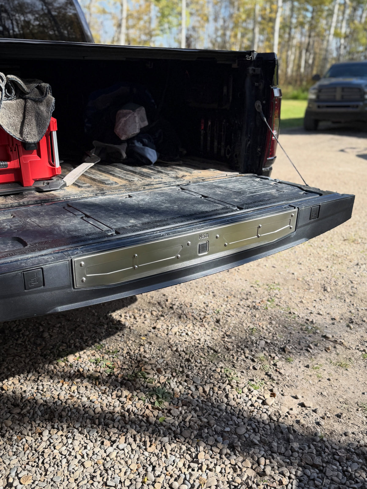 Stainless Tailgate Step Cover (2021 - 2026 Ford F150 / Raptor) (replaces OEM plastic panel)