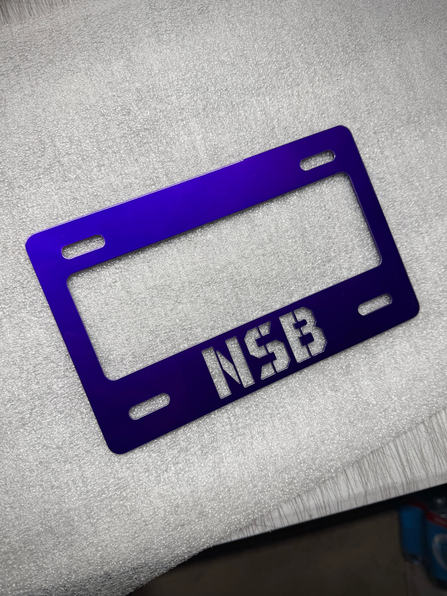 OHV Stainless License Plate Frame (Alberta only)