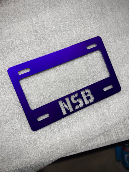 OHV Stainless License Plate Frame (Alberta only)