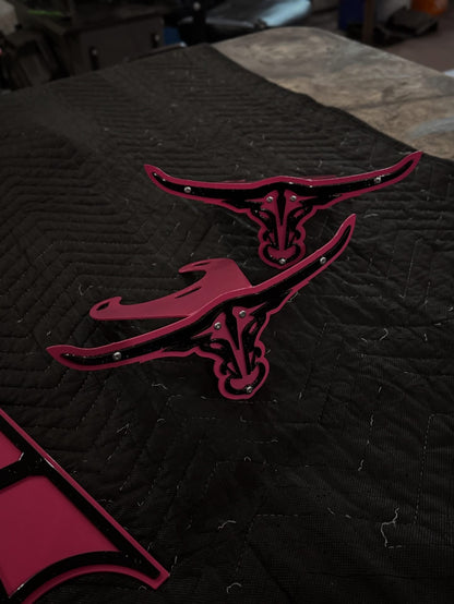 Barbie style longhorn coil plates silverado 