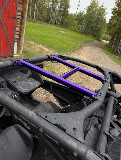 Northspec Built Can-Am Maverick X3 DIY H-Bar Mounting Plates installed top view