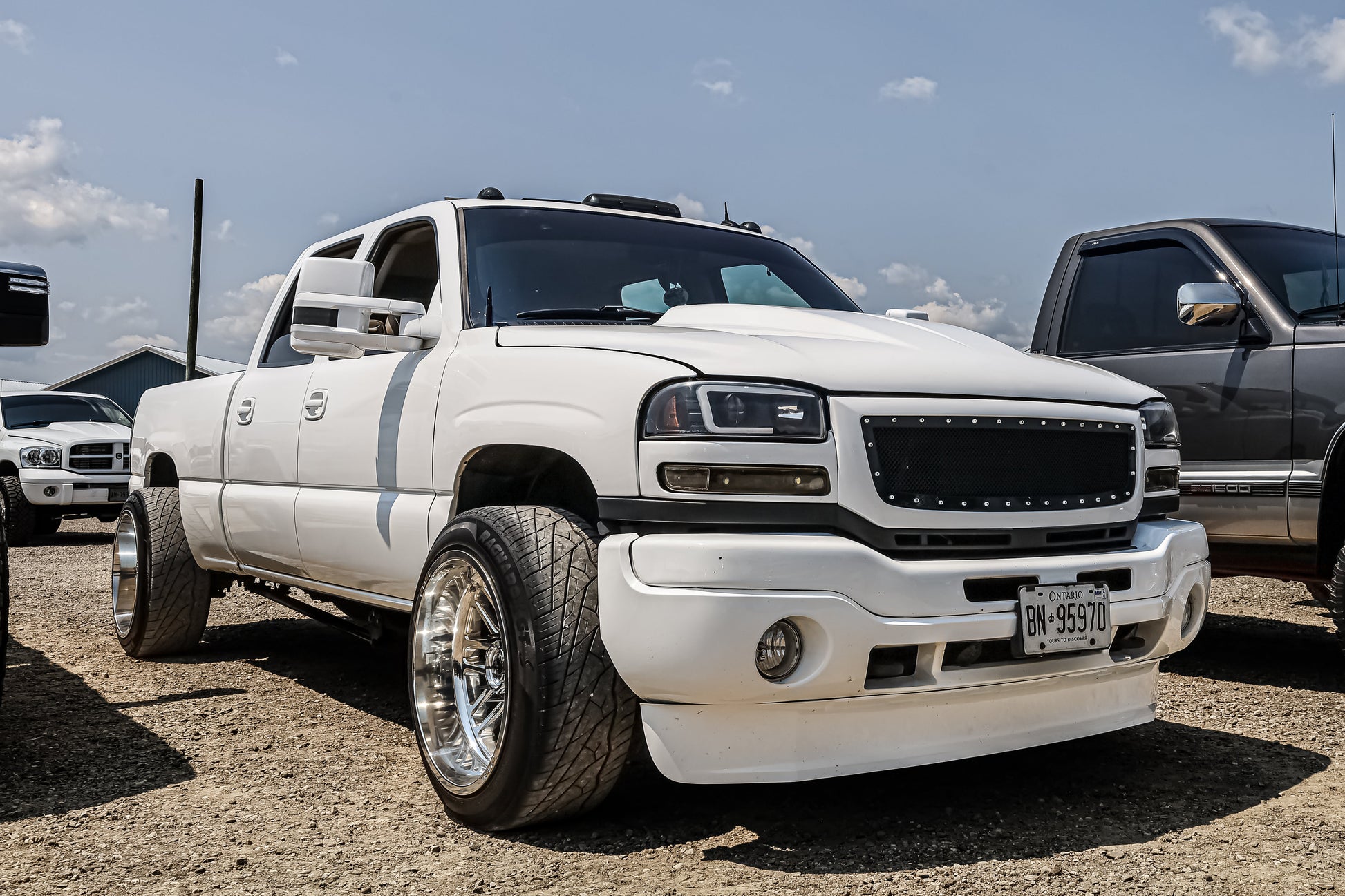 Classic GMC Sierra grill 