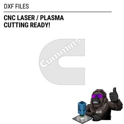 Cummins Emblem DXF File