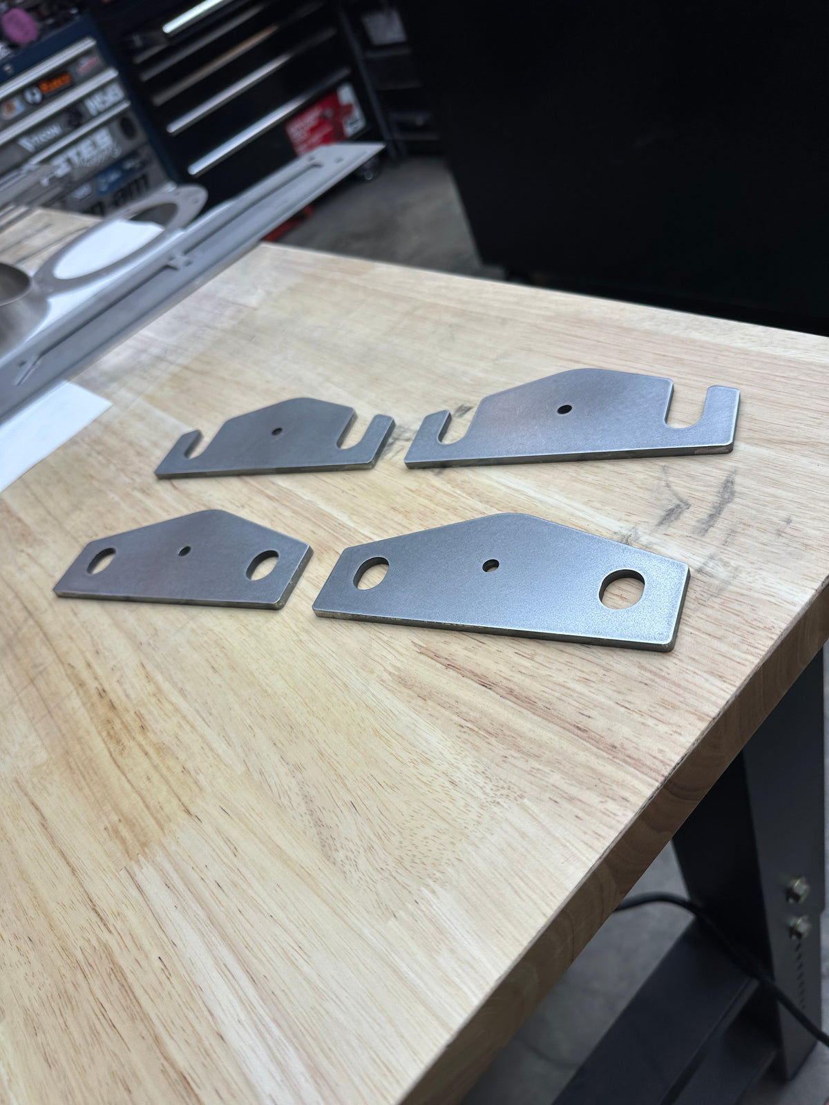 DIY chopped cage Can-Am Maverick X3 parts, close up view raw steel 
