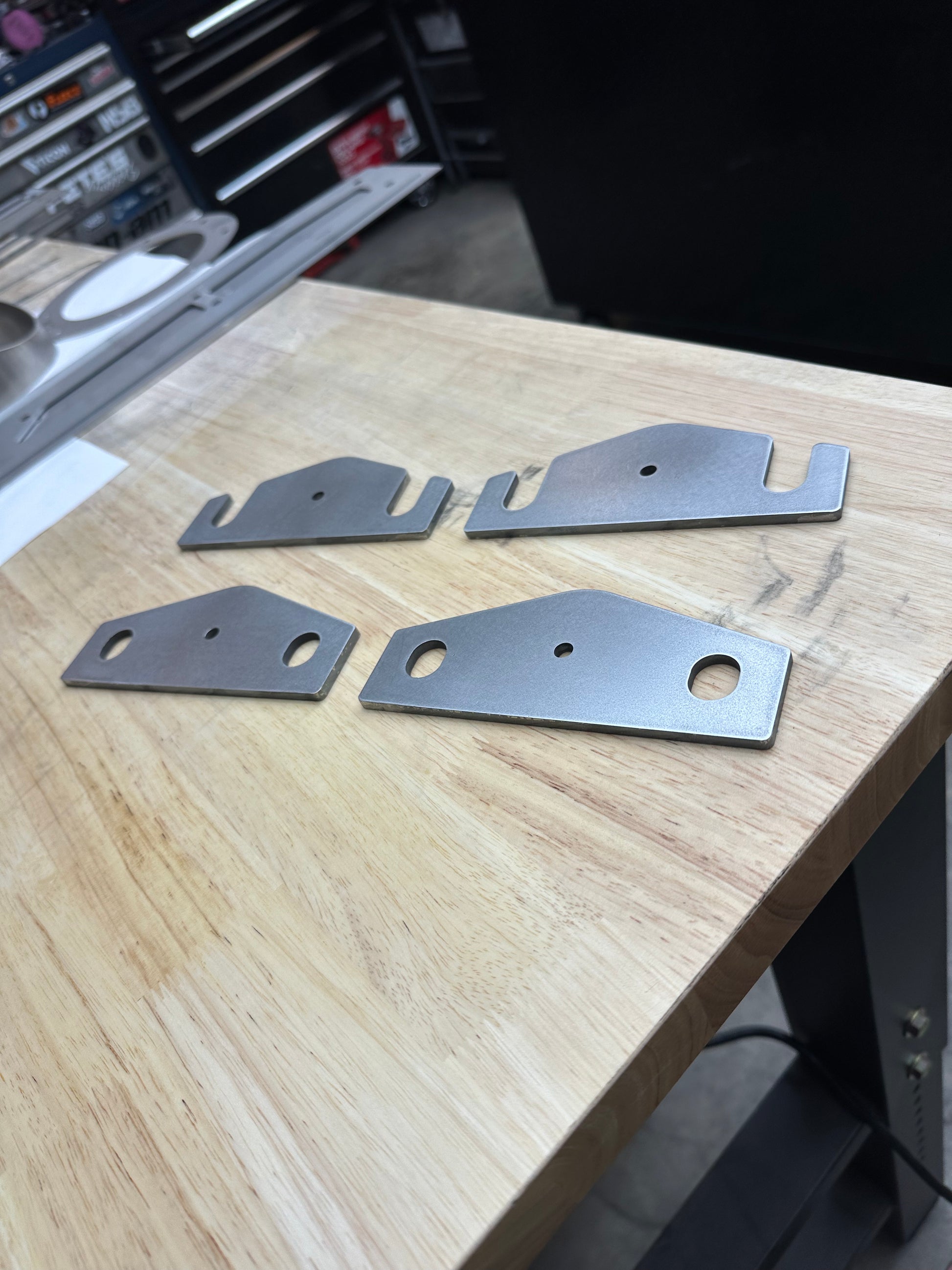 DIY chopped cage Can-Am Maverick X3 parts, close up view raw steel 