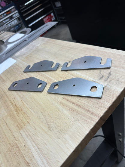 DIY chopped cage Can-Am Maverick X3 parts, close up view raw steel 
