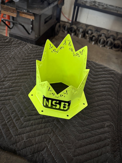 6" SPIKED Swirl Hood Stack