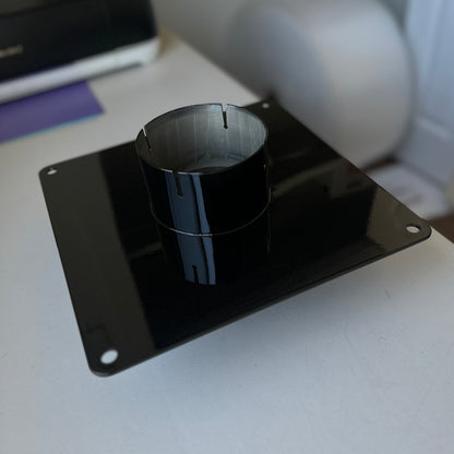 Exhaust Stack Mounting Plate black