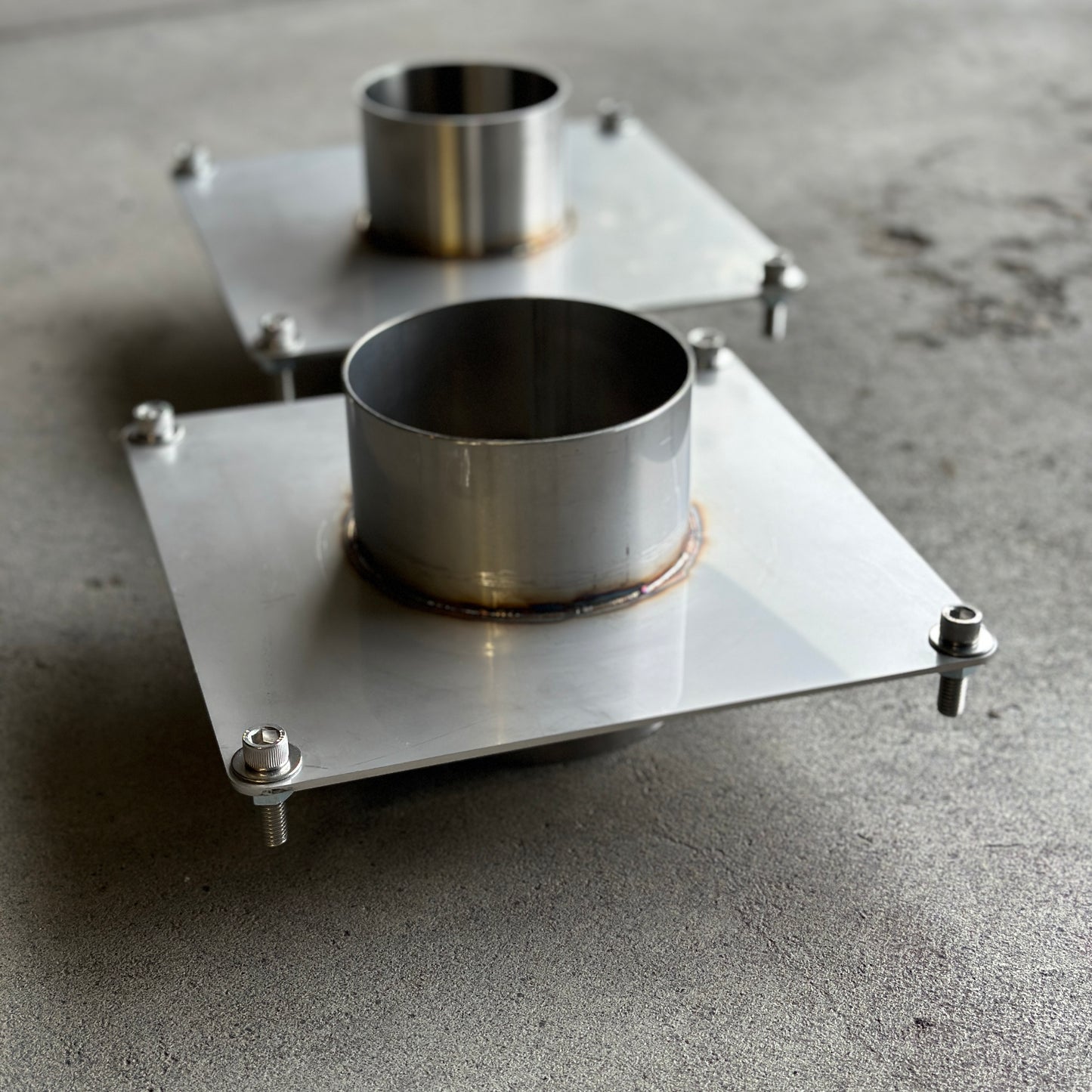 Exhaust bed Stack Mounting Plate exhaust clamp