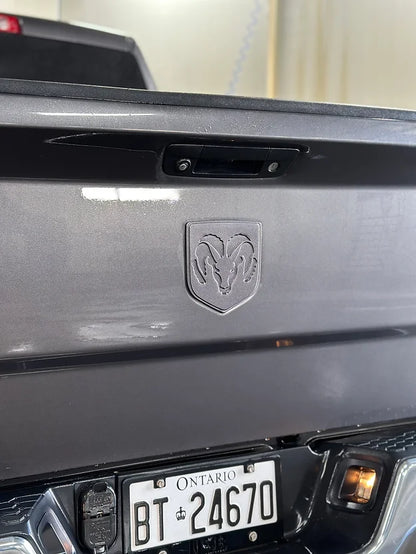 FULLY CUSTOM Tailgate Emblem (4th gen RAM®) on the truck